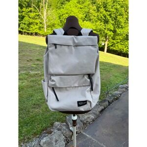 Everlane ReNew Transit Backpack Warm Quartz Beige Recycled Laptop Bag